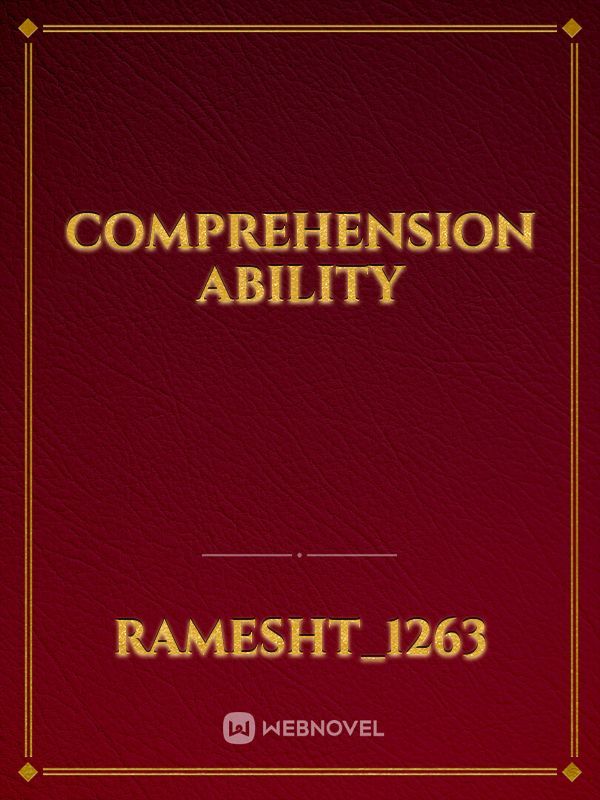 comprehension ability
