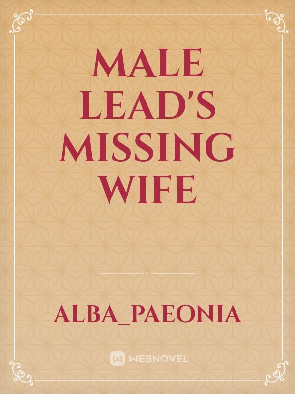 Male Lead's Missing Wife