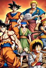 Dragon ball:cosmic fighter group one-piece