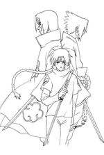 In Konoha: Eating Goro Goro no Mi at start.