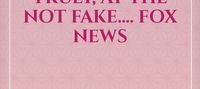 Breaking News With Yours Truly, At The not Fake.... Fox News