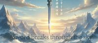 Sword breaks through the sky